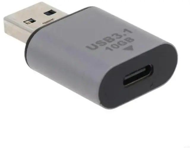 Alt view image 3 of 7 - USB Male to Type C Female Connector Converter Adapter Type-c USB Standard Data Transfer 10Gbps Extension Converter