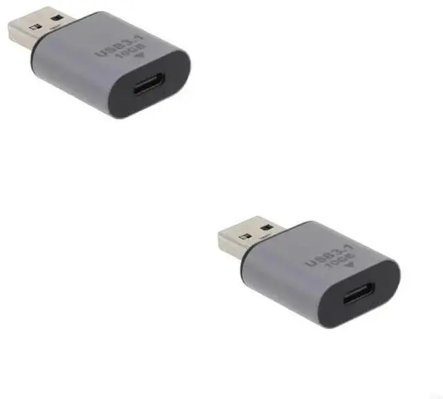 Alt view image 4 of 7 - USB Male to Type C Female Connector Converter Adapter Type-c USB Standard Data Transfer 10Gbps Extension Converter