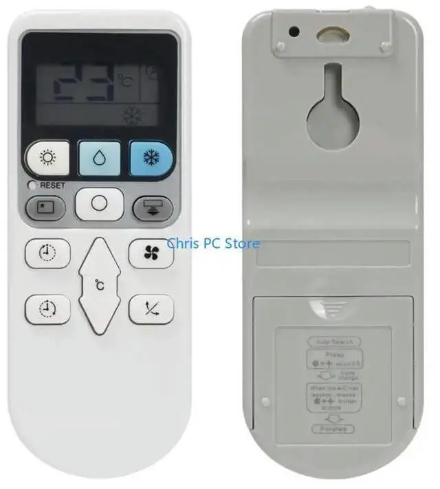 Alt view image 4 of 7 - Remote Control Replacement Small Controller Plastic Texture for Air Conditioning