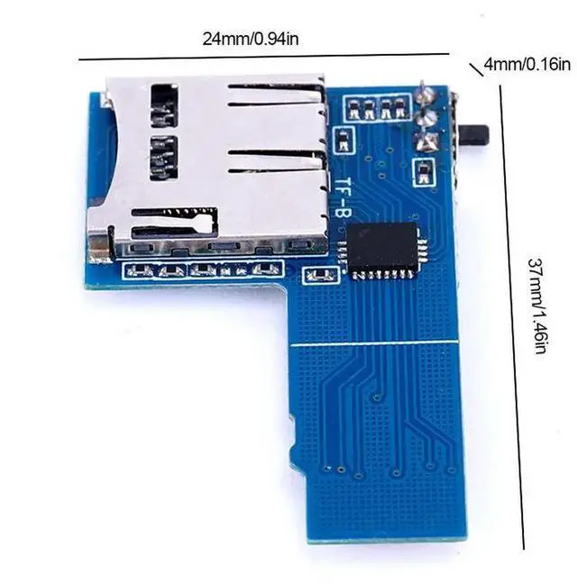 Alt view image 4 of 4 - Two In One Dual System Switcher Micro SD/TF Card Memory Board Micro SD Card Dual System Switcher for Raspberry Pi
