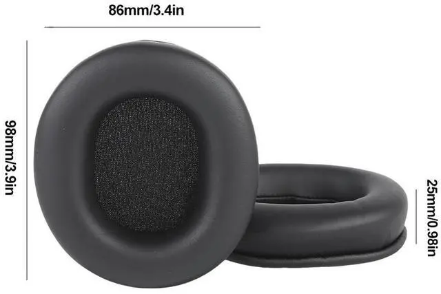 Alt view image 4 of 4 - Replacement Ear Pads Cushions Ear Cups Cover for Audio Technica ATH M50X M50XBT M50RD M40X M30X M20X MSR7