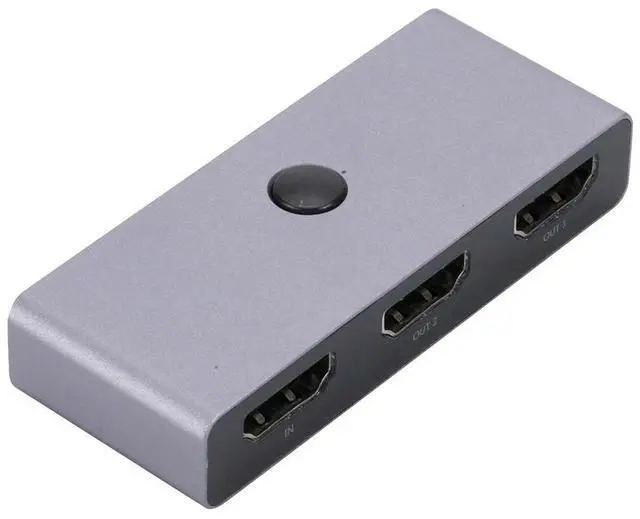 Alt view image 4 of 4 - 1 In 2 Out /2 In 1 Out HDMI-Compatible Switch Box Hub 4K@60HZ Multi HDMI-Compatible Adapter Bi-Directional for PS4 TV BOX