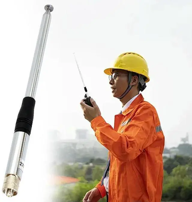 Alt view image 2 of 4 - 27MHz Telescopic/Rod HT Antennas SMA Female 23cm-130cm CB Radio Telescopic Antenna Walkie Talkie Handheld Extended CB Antenna