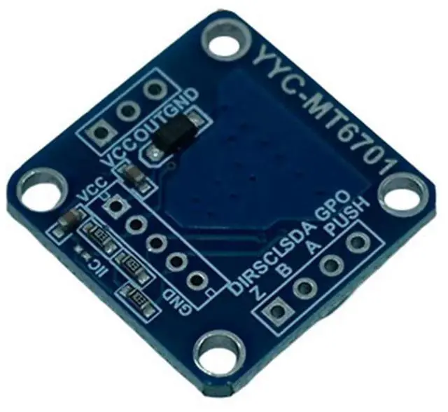 Alt view image 3 of 7 - Magnetic Encoder MT6701 Magnetic Induction Angle Measurement Sensor Module 14bit High Precision Can Replace AS5600