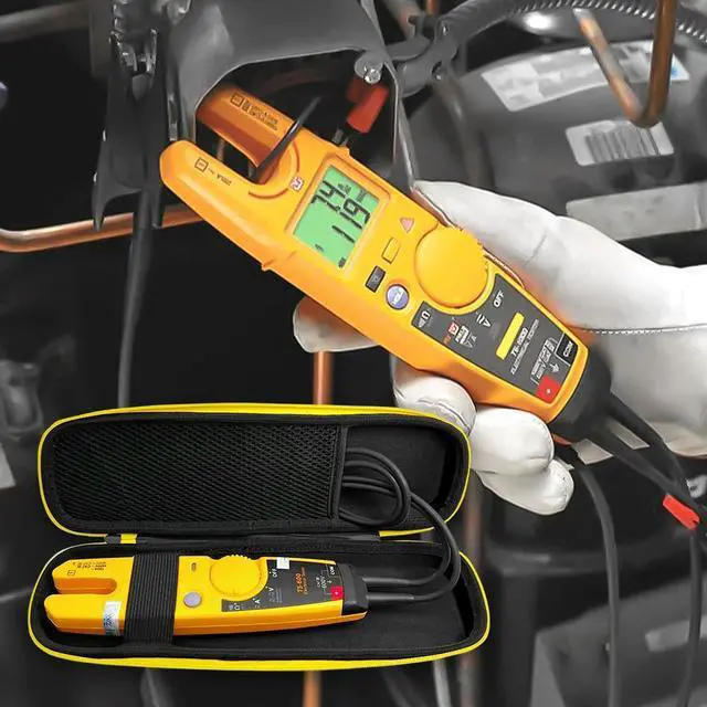 Alt view image 2 of 4 - EVA Hard Travel Case Shockproof Hard Carrying Case with Mesh Pocket Portable Bag for Fluke T5-1000/T5-600/-1000/-600