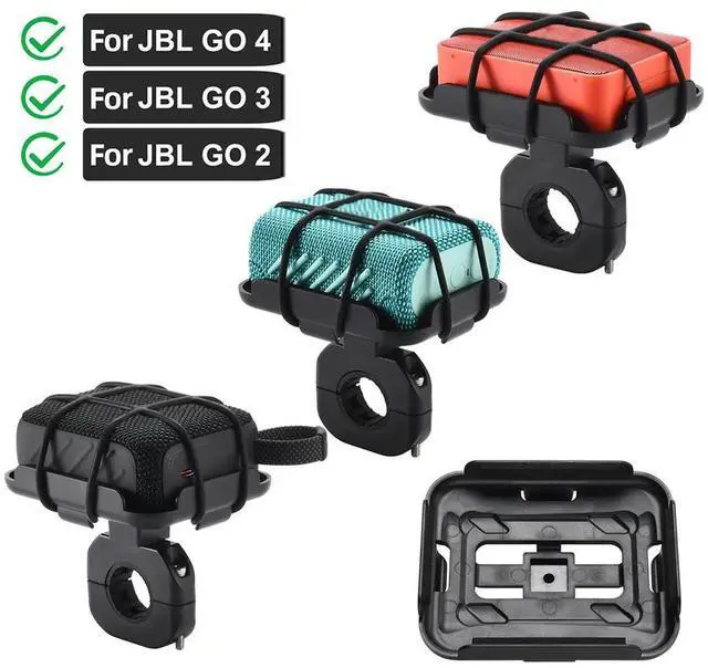 Alt view image 2 of 4 - Universal Bicycle Speaker Mount Anti-slip Fixed Holder Bike Speaker Holder for JBL GO 4/GO 3/GO 2 BT Wireless Speaker