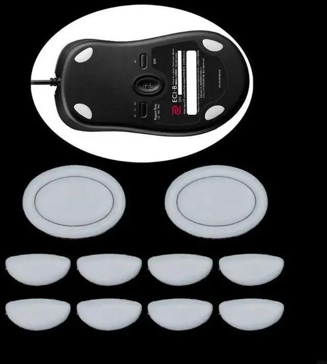 Alt view image 3 of 7 - Gaming Mouse Replacement Accessories for ZOWIE EC1-B/EC2-B Mouse Feet Ultra-slim Mouse Skates Wear Resistant