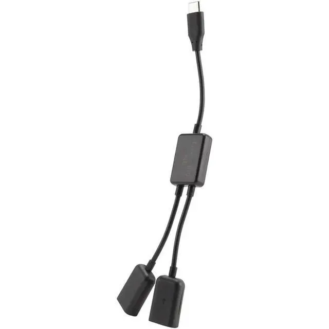Alt view image 4 of 4 - 2X Type C OTG USB Male To Dual 2.0 Female OTG Charge 2 Port HUB Cable Y Splitter