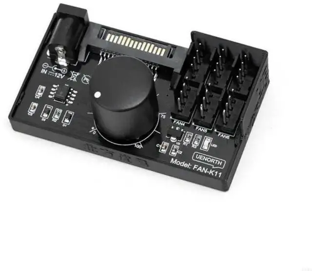 Main image of PWM Fan Speed Controller Power Fan Governor NAS Server Fan Speed Regulator PWM Fan Control For Water Cooling