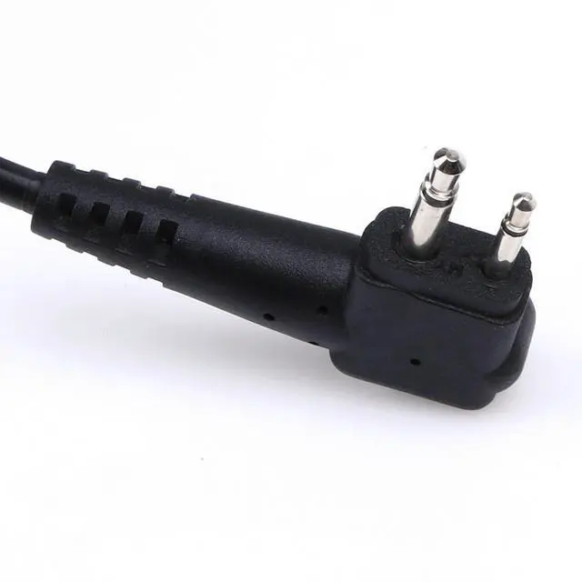 Alt view image 3 of 4 - 2 Pin Portable Handheld Walkie Talkie Microphone 360 Degree Clip Hand Remote Speaker Mic Replacement for CP200