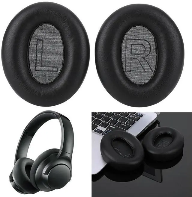 Main image of 1 Pair Replacement Ear Cushion Memory Foam Headphone Earpads Headset Ear Cushions for Anker Soundcore Life 2 Q20 Q20+ Q20I Q20BT