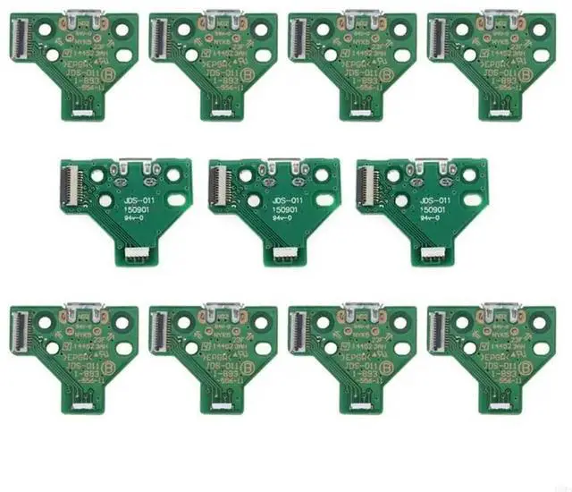 Main image of 10Pcs USB Charging Port Socket Circuit Board JDS-011 Connector PCB Board Modules For Gaming Controller Accessories