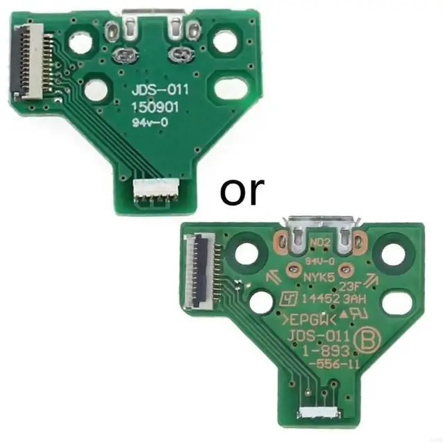 Alt view image 2 of 4 - 10Pcs USB Charging Port Socket Circuit Board JDS-011 Connector PCB Board Modules For Gaming Controller Accessories