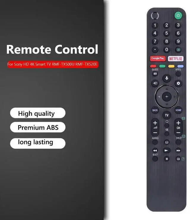 Alt view image 2 of 4 - RMF-TX500U Remote Controller for RMF-TX520E/TX520P/TX520B/TX520T for TV XBR-43X800H XBR-49X800H XBR-65X900H