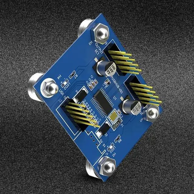 Alt view image 2 of 4 - 9Pin USB Splitter Expansion Card 1 to 2 USB2.0 9-Pin Extension Adapter Board For Desktop Motherboardd Header
