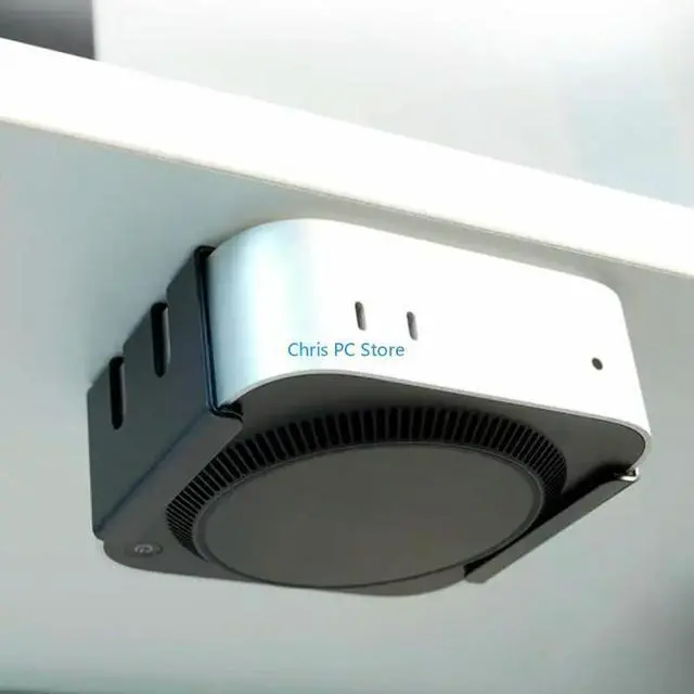 Alt view image 4 of 4 - l Holder Slip Proof Mounting Bracket For Mini Desktop Computer Under Desk