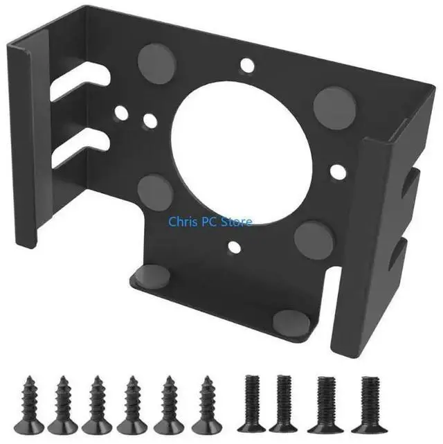 Alt view image 2 of 4 - l Holder Slip Proof Mounting Bracket For Mini Desktop Computer Under Desk
