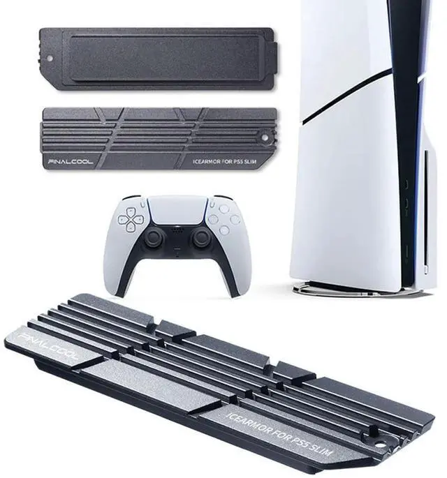 Main image of For PS5 Slim SSD Heatsink with Silicone Pads M.2 Heatsink SSD Solid State Drive for 2280 M.2 NVMe SSD