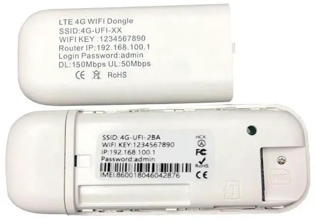 Alt view image 3 of 4 - Plastic USB 150Mbps Modem Stick Portable Wireless Adapter 4G Card Router for Laptop USB Wi-Fi Router