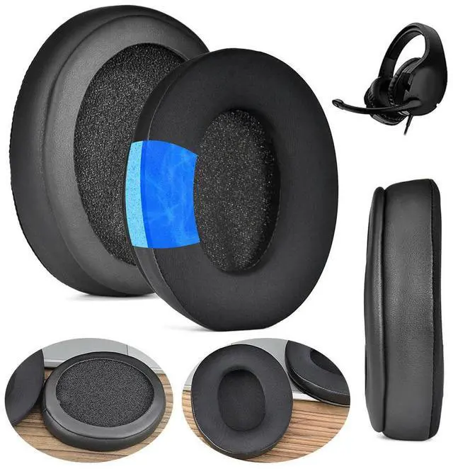 Alt view image 2 of 4 - Cooling Gel Earpads Cushions Replacement Memory Foam Ear Cups Parts Noise Isolation Headset Ear Cushion for Cloud Core/Cloud Mix