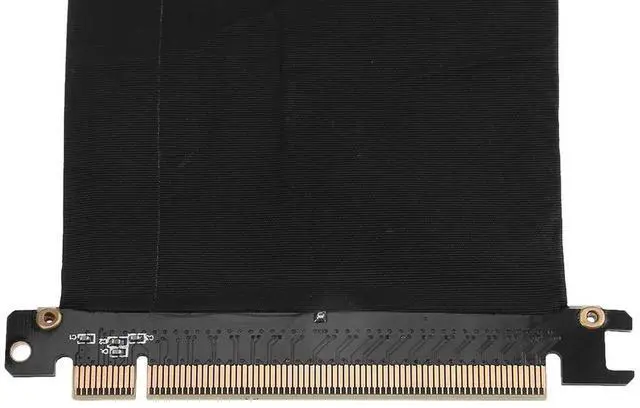 Alt view image 4 of 4 - PCI Express High Speed 16x Flexible Cable Extension Port Adapter Riser Card