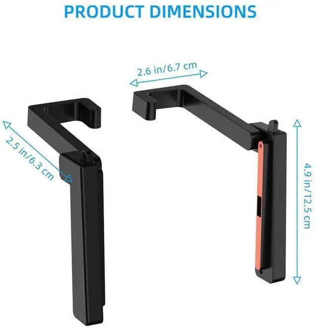 Alt view image 4 of 4 - Car Holder for Nintendo for Switch 2 Car Headrest Mount Holder Game Stand Mount Car and Desktop Holder Stand Games Accessories