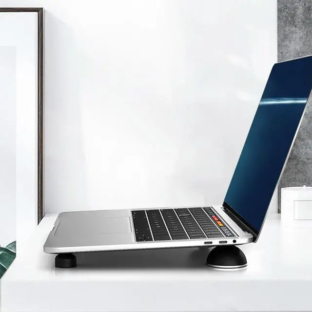 Alt view image 3 of 4 - Portable Laptop Stand Cooling Pad Notebook PC Non-Slip Ball Bracket Mount Holder for Household Computer Accessory