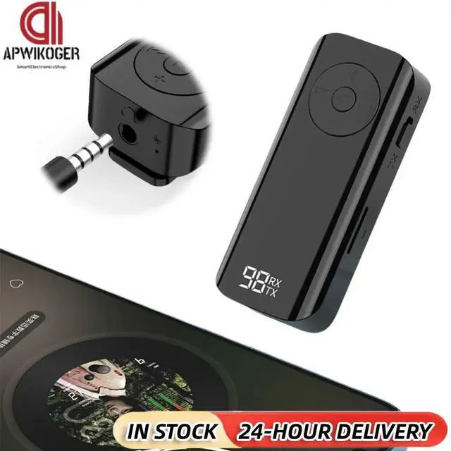 Main image of BT 5.3 Jack Audio Receiver 3.5mm Wireless Audio Receiver with LED Display for Home Stereo/Wired Headphones/Speaker
