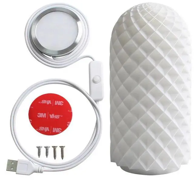 Alt view image 2 of 4 - LED Lamp Kit LED Light Parts Diy Model w/ Switch 3D Printer LED Lighting Kit Nightlight Model Without 3D Printing Parts