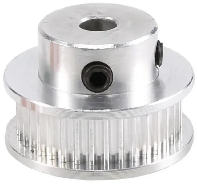 Alt view image 2 of 6 - 2 Sets GT2 Timing Belt Idler Pulley Aluminum Synchronous Wheel Kit For 3D Printer CNC Mechanical Drive