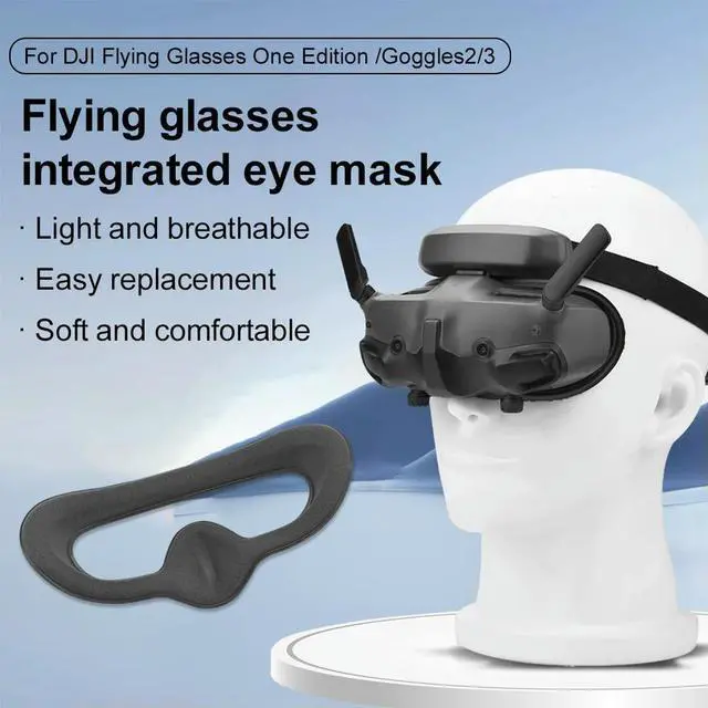 Alt view image 3 of 4 - Sponge Foam Eye Pad Comfortable Face Cushion Cover Soft Protective Cover for AVATA 2 Goggles 2/3