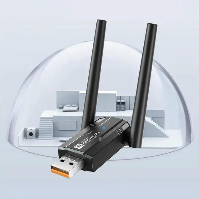 Alt view image 2 of 4 - Driver-Free Wireless Network Card Bluetooth-Compatible 5.4 Adaptador Dual-Band 2.4G&5GHz for Laptop 10 11