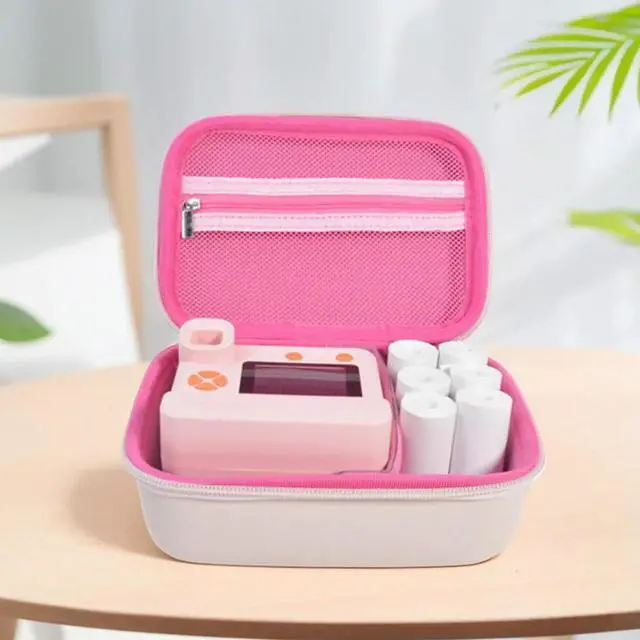 Alt view image 3 of 4 - EVA Hard Carrying Case Shockproof Travel Protective Box with Lanyard Bag for VTech/KidiZoom PrintCam & Print Rolls Paper