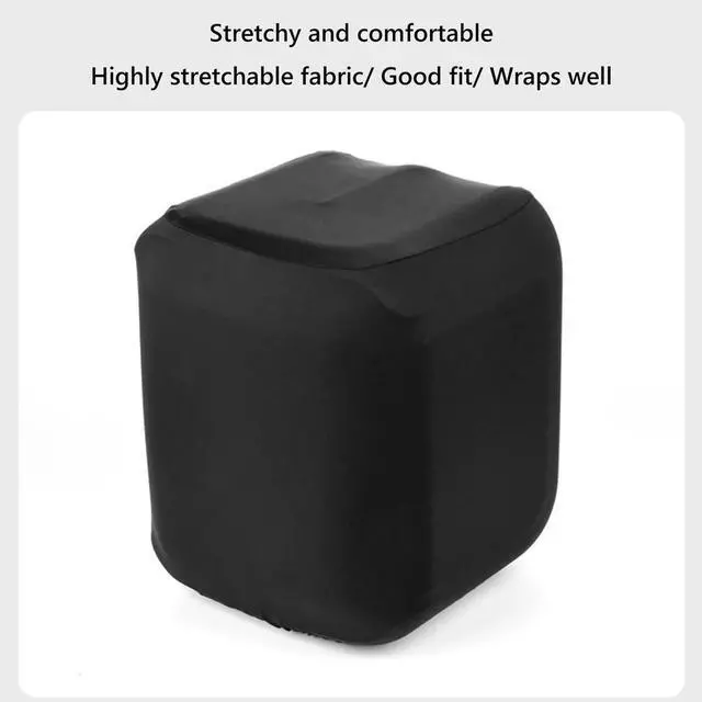 Alt view image 3 of 4 - Speaker Cover Lycra Dust Case with Elastic Band Speaker Slip Sleeve Dust Cover Protective Case for JBL Partybox Encore Essential