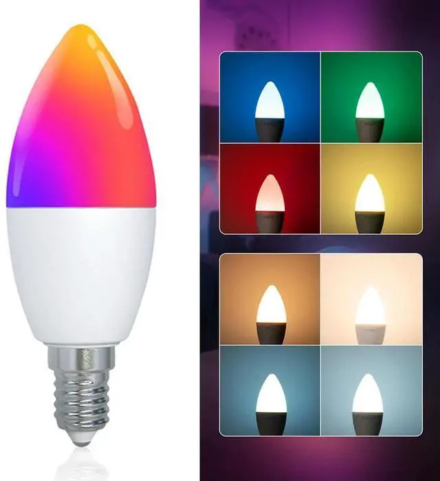Alt view image 2 of 4 - LED Bulb Dimmable LED Light 16 Million RGB Colors Multicolor LED Light Bulbs APP Remote Control for Alexa Google Home