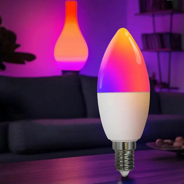 Alt view image 3 of 4 - LED Bulb Dimmable LED Light 16 Million RGB Colors Multicolor LED Light Bulbs APP Remote Control for Alexa Google Home