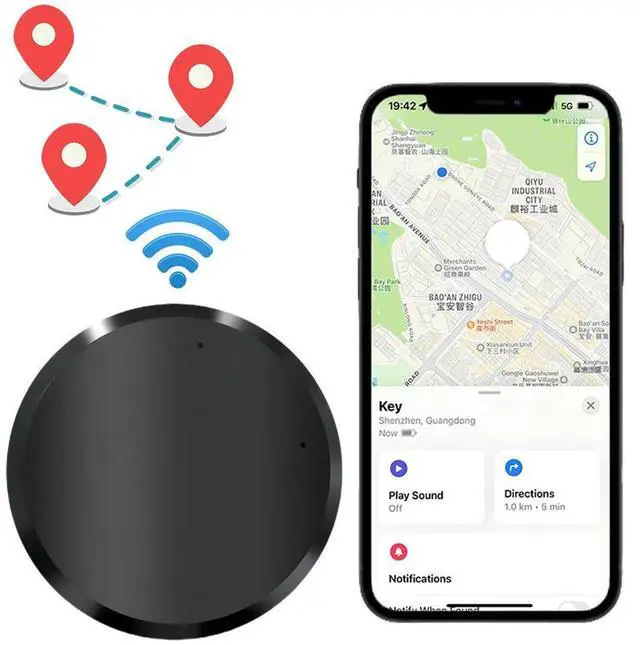 Main image of Anti-Theft Real-Time Locator Magnetic Pet Kids Wallet Positioning Tracker Car/Person/Pet Location Tracker Anti-Lost Device