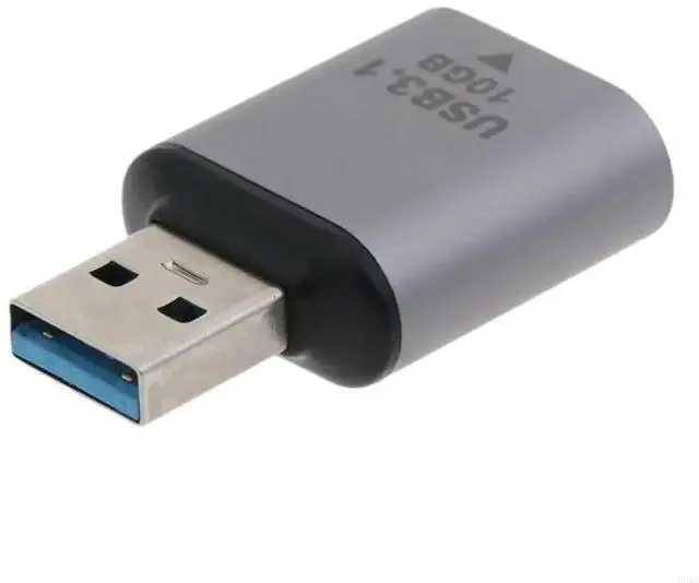 Alt view image 3 of 4 - USB C Female to USB Male Adapter For Laptop Cable Adapter Data Charging 10Gbps Data Sync Converter
