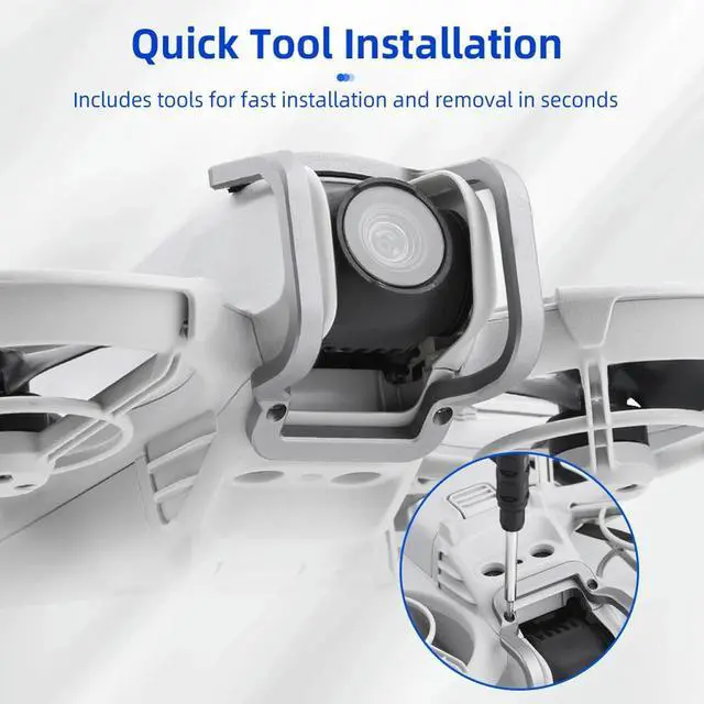 Alt view image 4 of 4 - Anti-Collision Bumper Guards Protect Bar Aluminum Alloy Gimbal Bumper Protector Camera Lens Protector for Neo