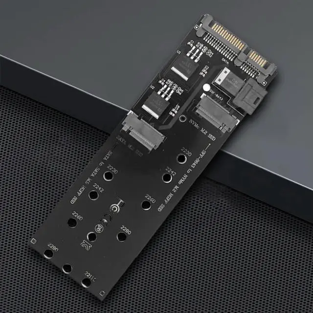Alt view image 2 of 4 - SFF-8643 To M.2 U2 Kit NGFF M-Key To Slimline SAS NVME PCIe SSD 22Pin SATA Adapter SSD Converter for Laptop Desktop Mainboard