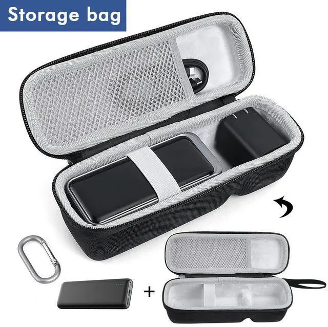 Main image of Carrying Case Waterproof Portable Bag EVA Shockproof with Hand Rope & Carabiner for Anker Prime Power Bank 20000mAh 200W