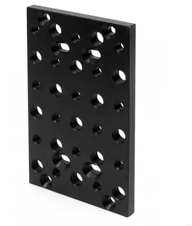Alt view image 2 of 4 - Video Switching Cheese Plate Camera Easy Plate for Railblocks Aluminum Alloy Cheese Plate for Photography Accessories