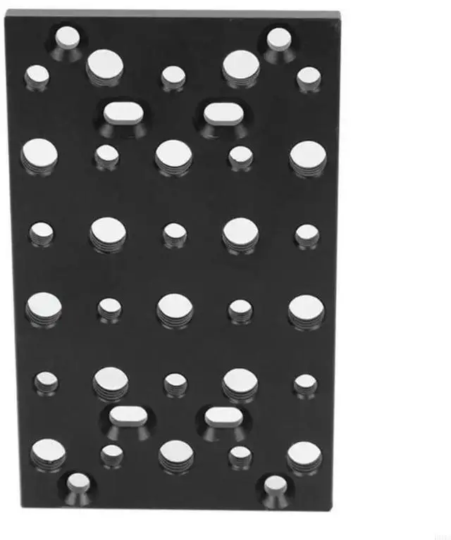 Alt view image 3 of 4 - Video Switching Cheese Plate Camera Easy Plate for Railblocks Aluminum Alloy Cheese Plate for Photography Accessories
