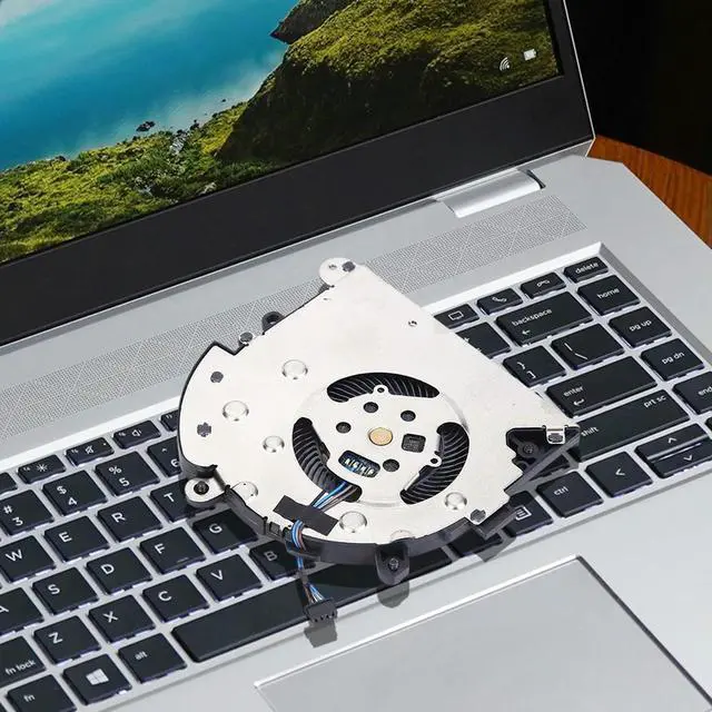 Alt view image 2 of 4 - Laptop CPU Cooling Fan DC 5V 4-Pin Laptop Heat Dissipation Fan Internal Components Accessories for EliteBook 830G5 830 G5