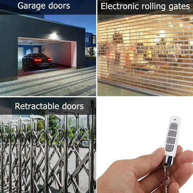 Alt view image 3 of 4 - 6 Pcs Universal 4 Key Buttons Garage Door Opener Remote Control Duplicator Garage Gate Door Remote Control 433MHZ