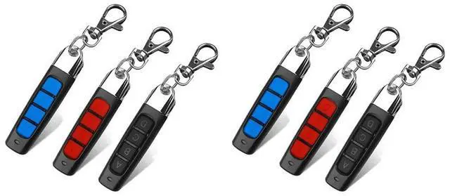 Alt view image 4 of 4 - 6 Pcs Universal 4 Key Buttons Garage Door Opener Remote Control Duplicator Garage Gate Door Remote Control 433MHZ