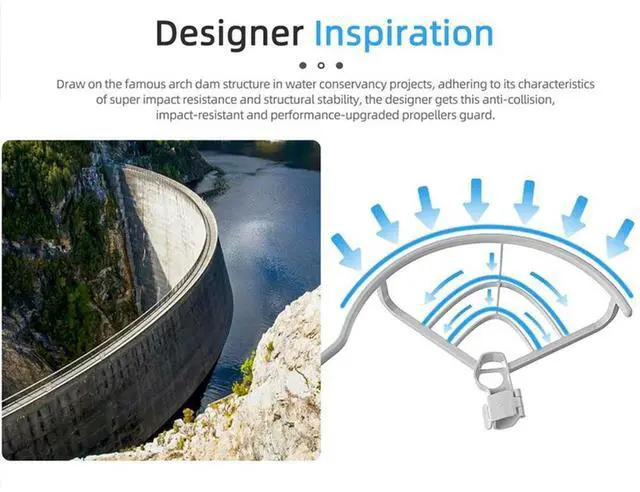 Alt view image 3 of 4 - For Mini 4 Pro Anti-Collision Ring Propeller Blade Protection Ring Quick-Release Anti-Shake Propeller Cover Accessories