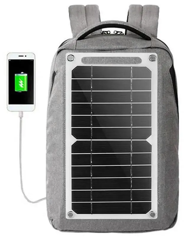 Alt view image 2 of 4 - Mini USB Solar Panel 6W 5V Waterproof Outdoor Mobile Phone Charger Camping Hiking Cells Device Spare Parts Accessories