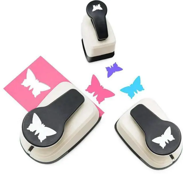 Main image of Butterfly Hole Punch,Butterfly Paper Punch For Paper Crafts, Butterfly Shaped Hole Punch,9/16/25Mm Hole Punches Set Easy Install