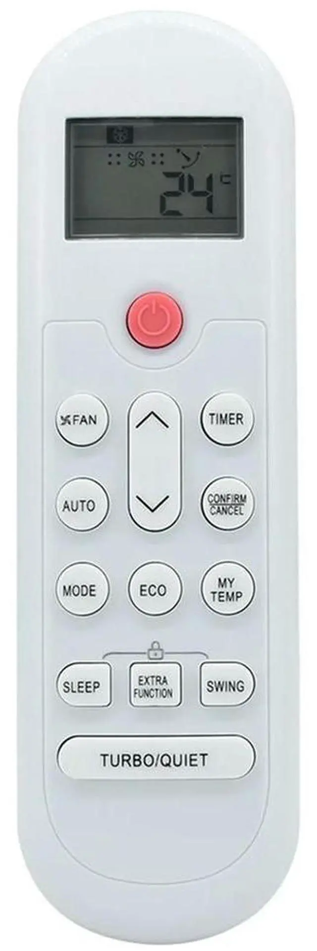 Alt view image 3 of 4 - Remote Control for AQUA MABE for Haier Air Conditioner_L50A